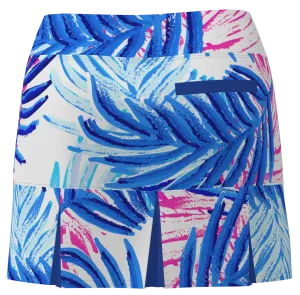 AB SPORT Women's Leaf Print Back Pleat Golf Skirt - LFRHP3