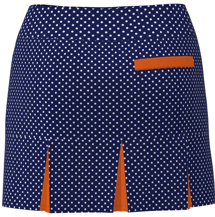 AB SPORT Women's Polka Dot Print Golf Skort  BSKG05-NPDSO