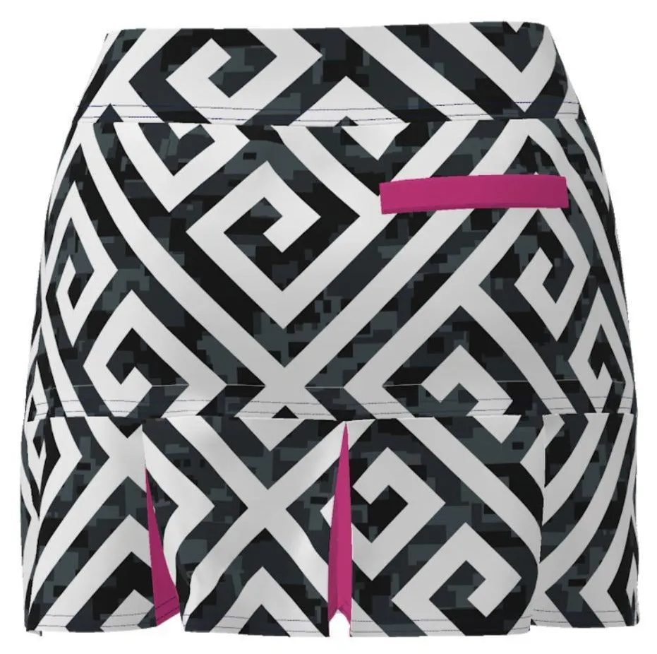 AB SPORT Women's Trellis Print Golf Skort  BSKG05-TRLB