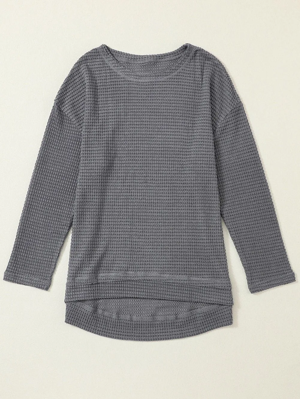 Autumn Waffle Knit Top