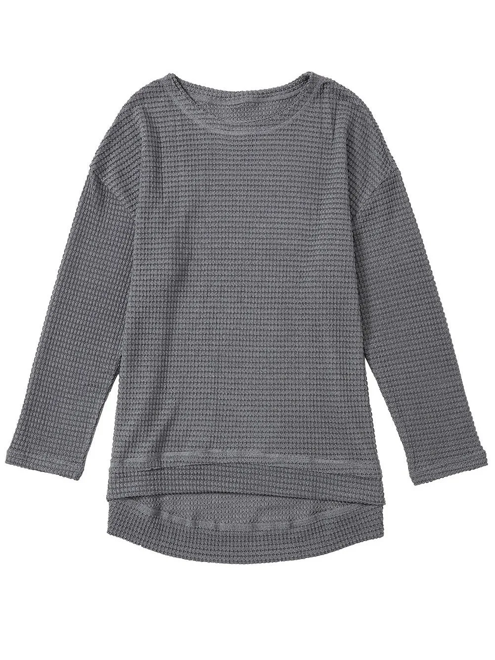 Autumn Waffle Knit Top