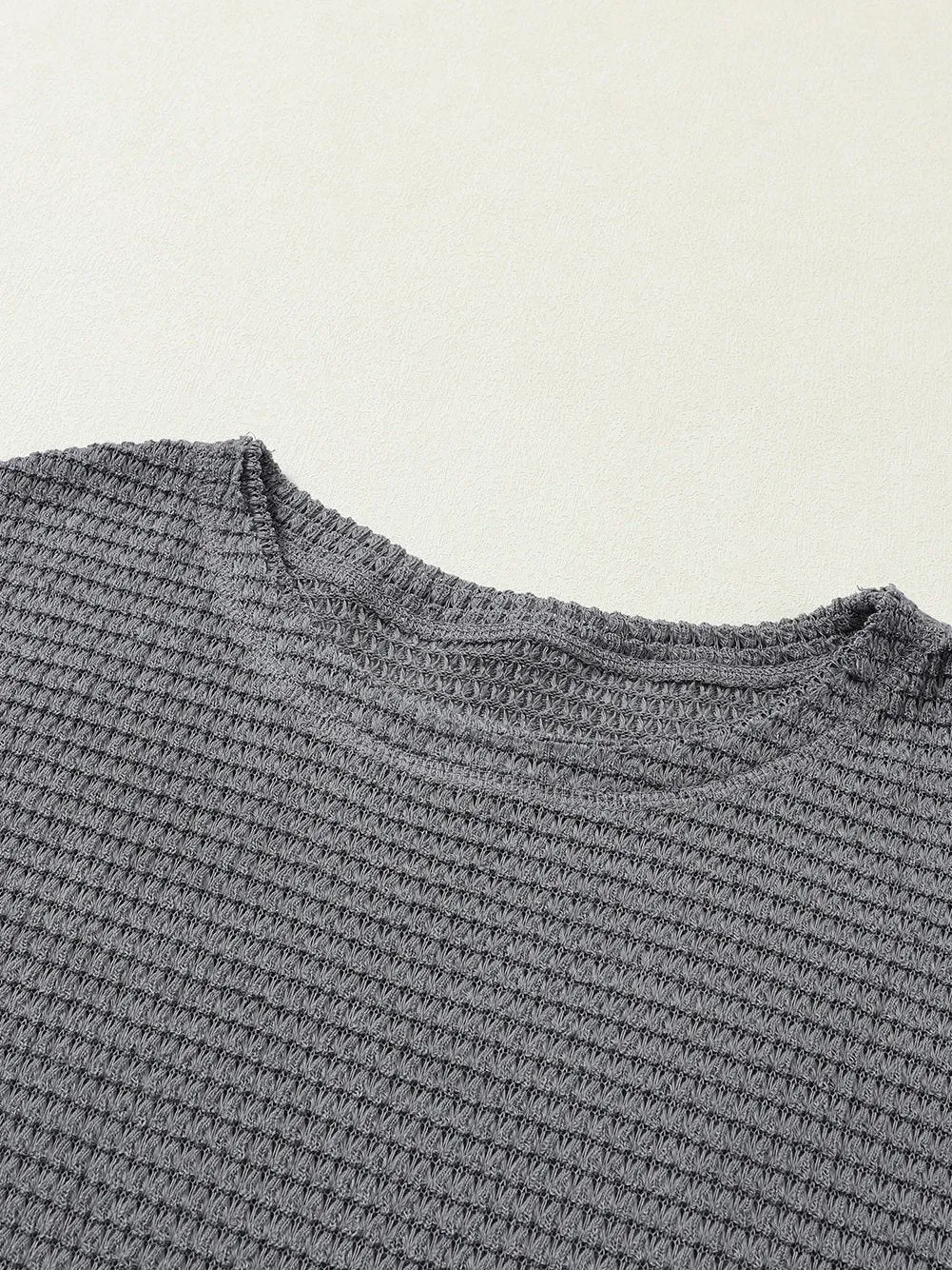 Autumn Waffle Knit Top