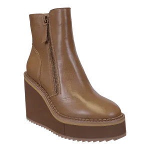 AVAIL in BROWN Wedge Ankle Boots