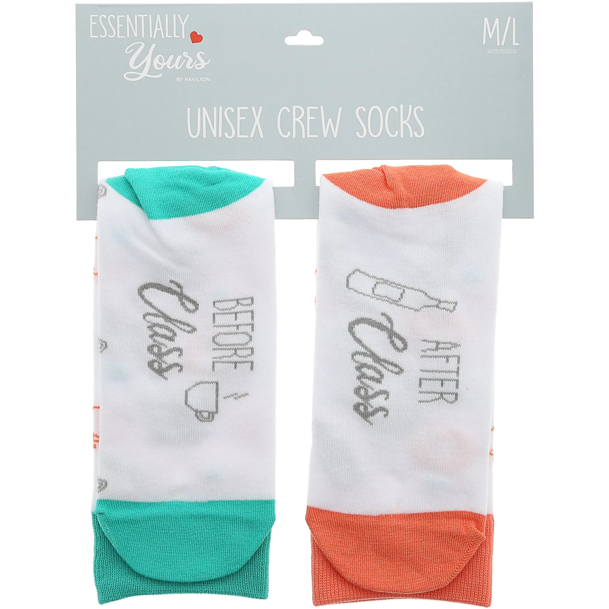Before & After Class Unisex Cotton Blend Sock