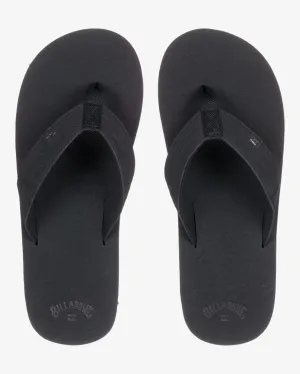 Billabong Men's Seaway Flip-Flops Black EBYL100034-BLK
