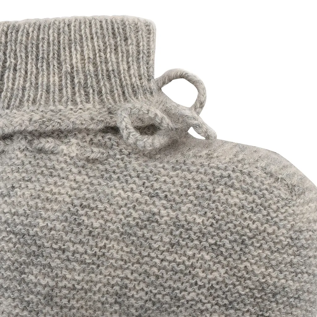 Bonpoint Baby Cashmere Slippers Light Heather Grey