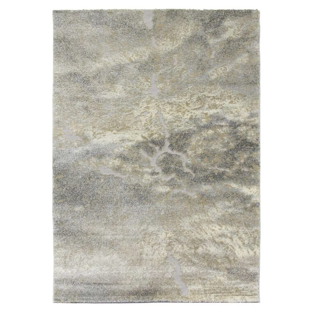 Callisto Mist Grey Beige Rug | Abstract Modern Motives