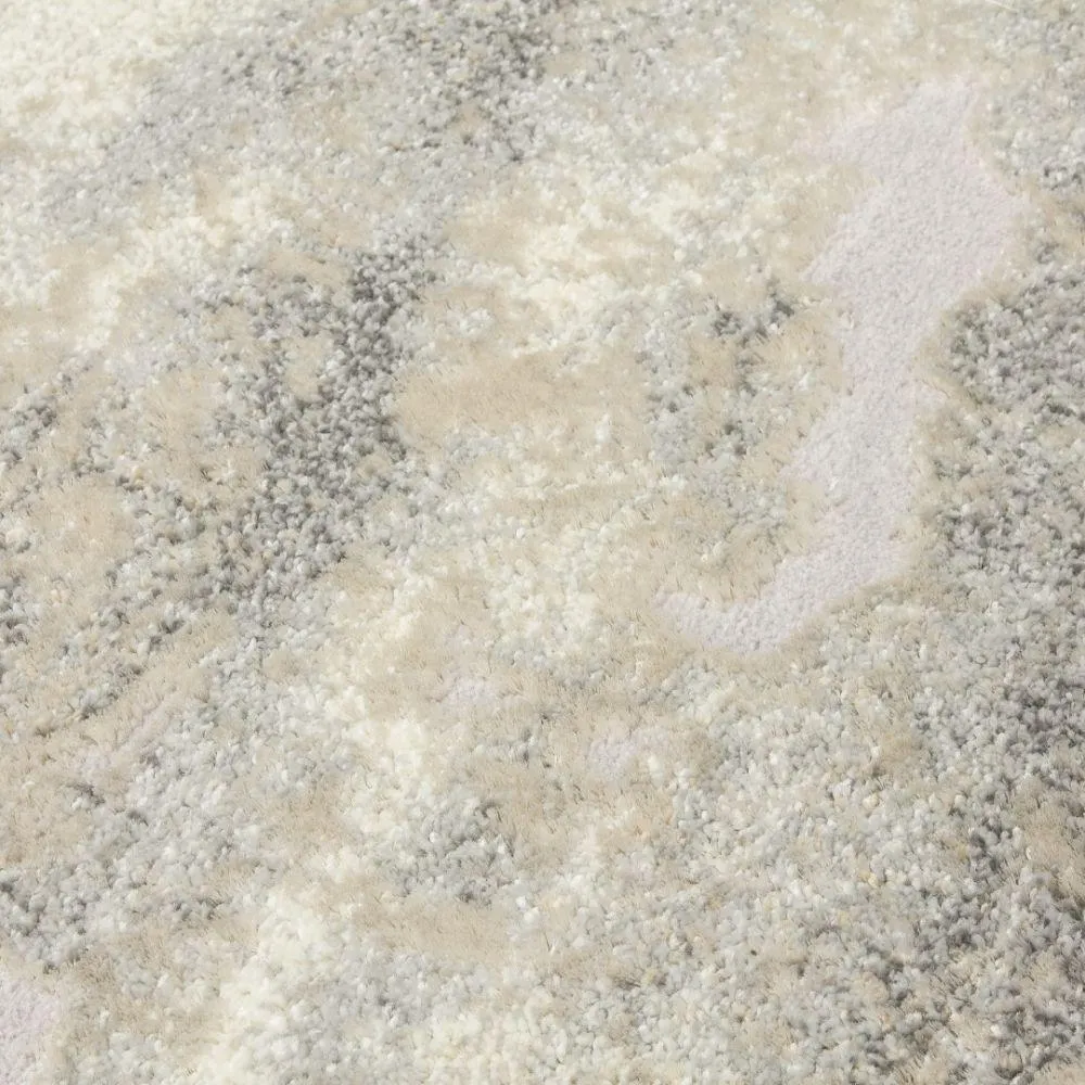 Callisto Mist Grey Beige Rug | Abstract Modern Motives