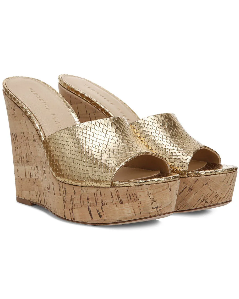 Dali Wedge Slide in Gold