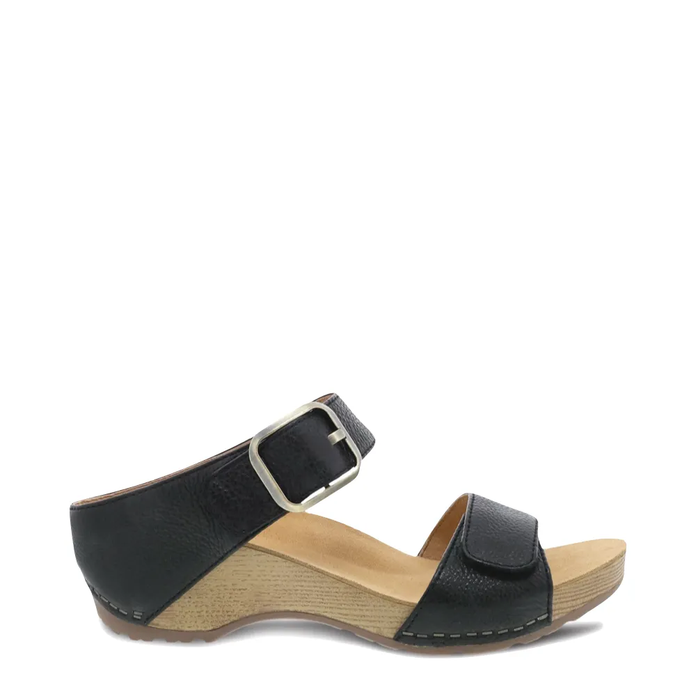 Dansko Women's Tanya Wedge Slide Sandal (Black)