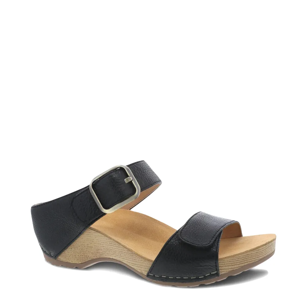 Dansko Women's Tanya Wedge Slide Sandal (Black)
