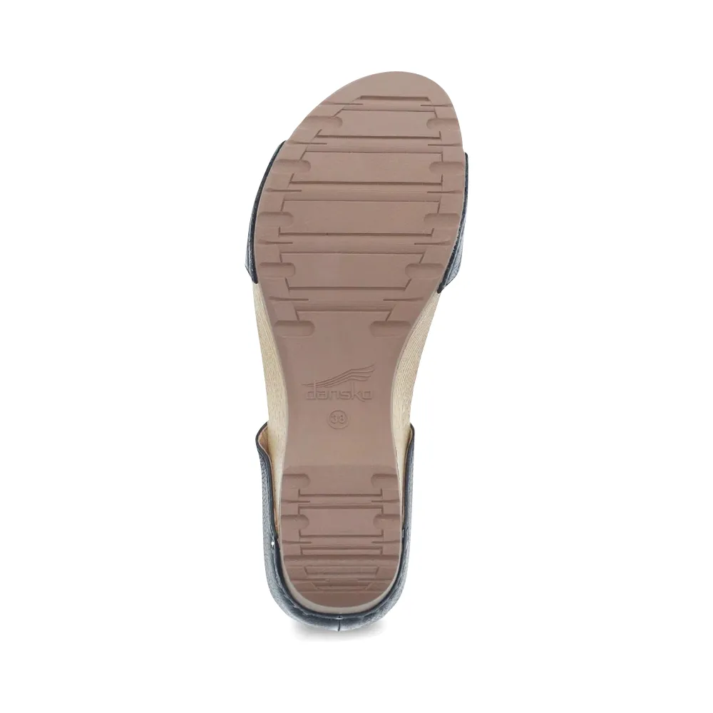 Dansko Women's Tanya Wedge Slide Sandal (Black)