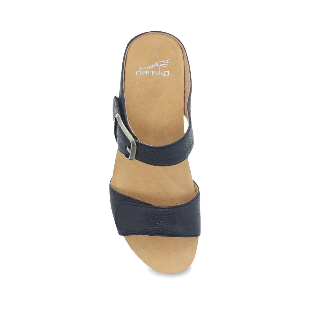 Dansko Women's Tanya Wedge Slide Sandal (Black)