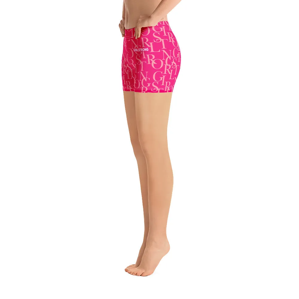 ELEVATED ESSENTIALS, SLIM AND SCULPT SHORTS HOT PINK