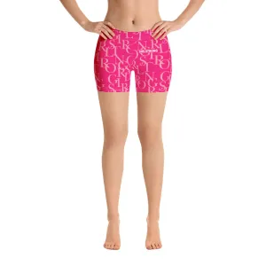 ELEVATED ESSENTIALS, SLIM AND SCULPT SHORTS HOT PINK
