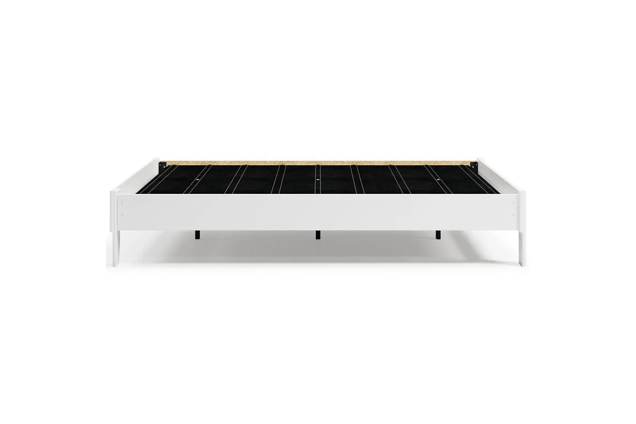 Finch White Queen Platform Bed