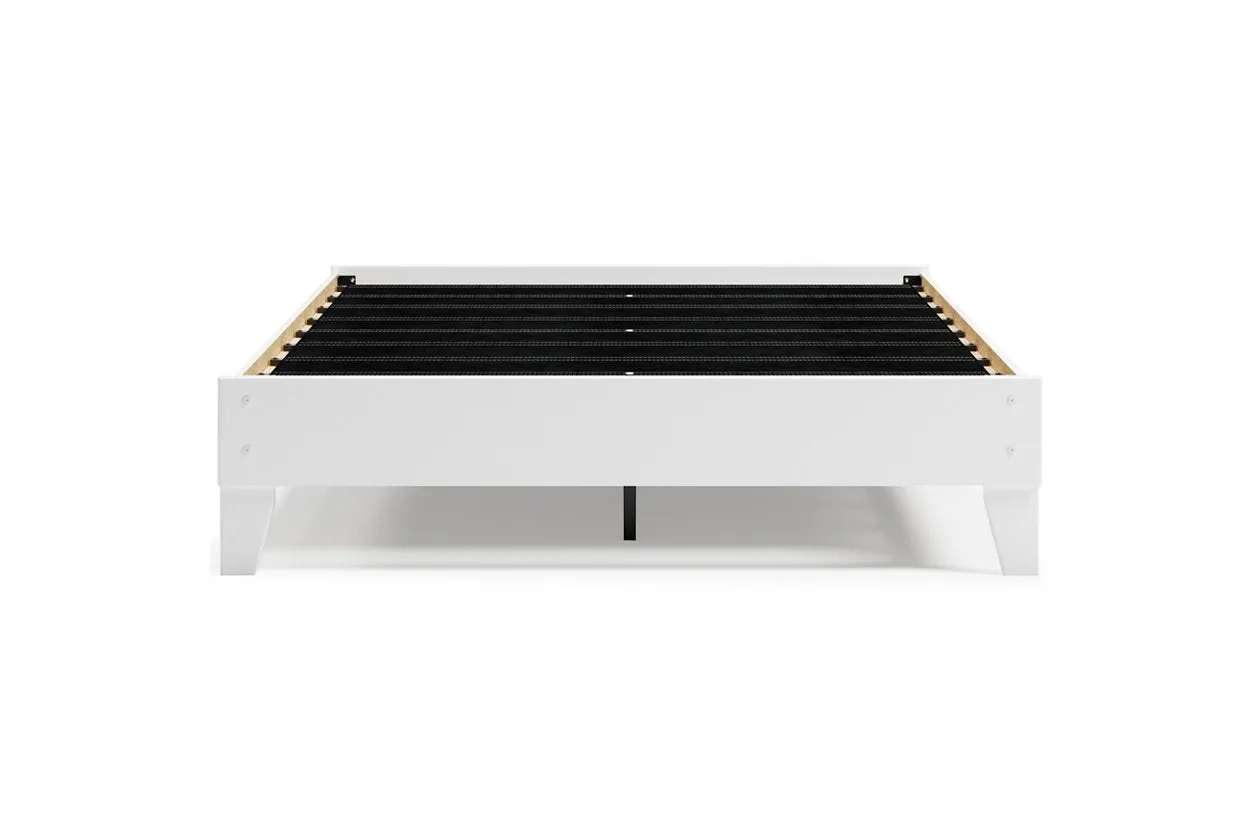 Finch White Queen Platform Bed