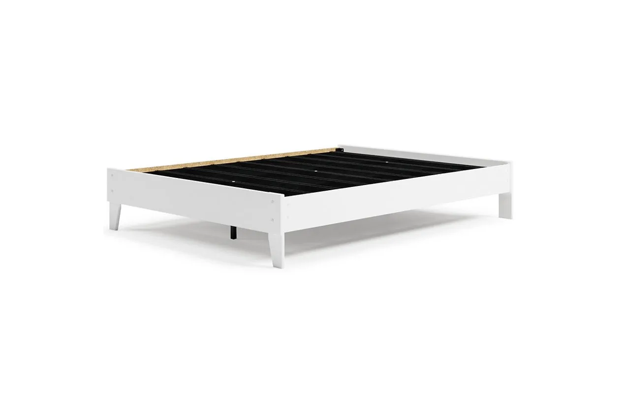 Finch White Queen Platform Bed
