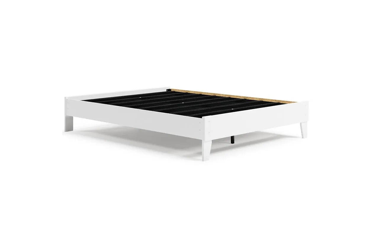 Finch White Queen Platform Bed