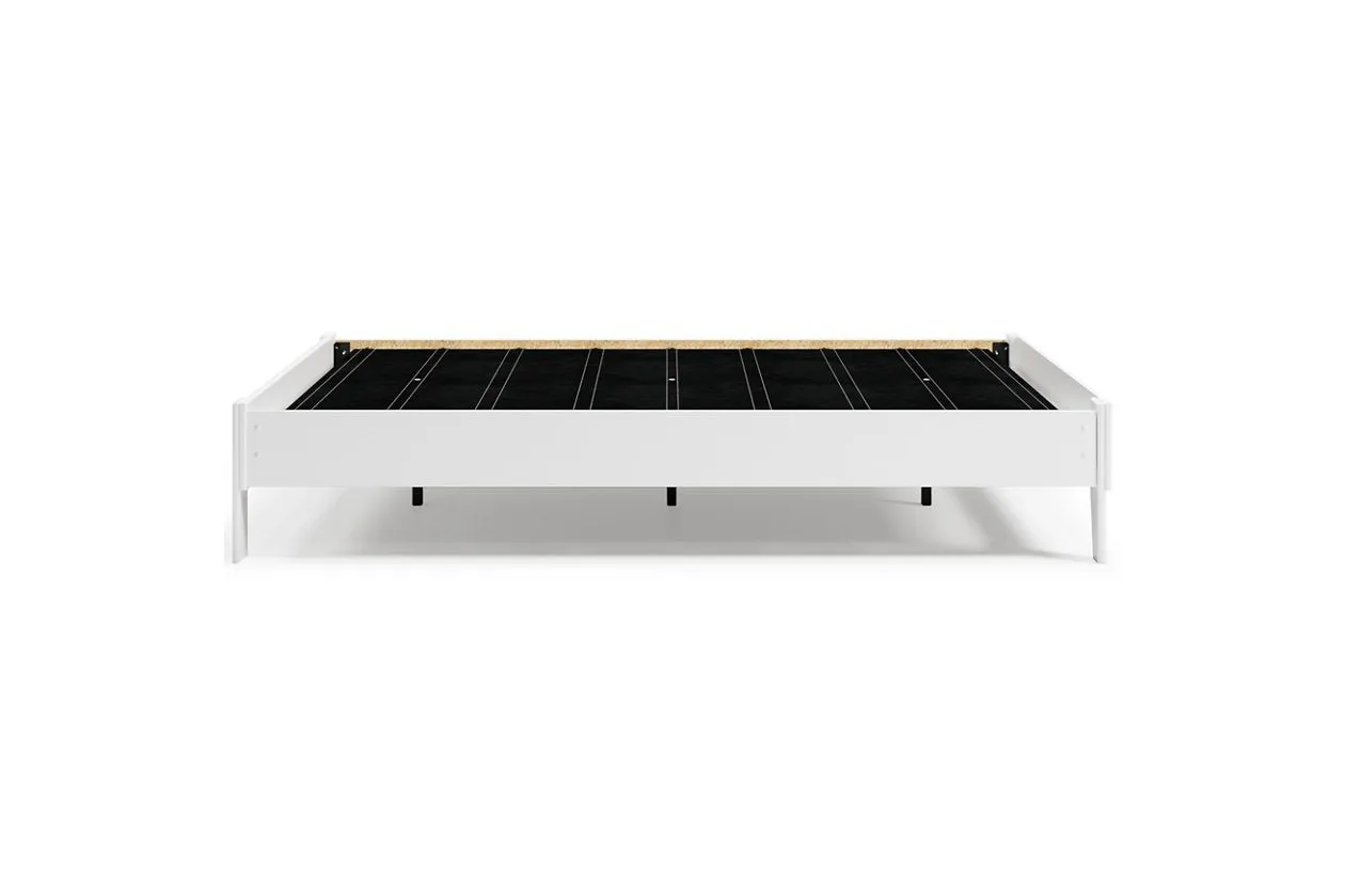 Finch White Queen Platform Bed