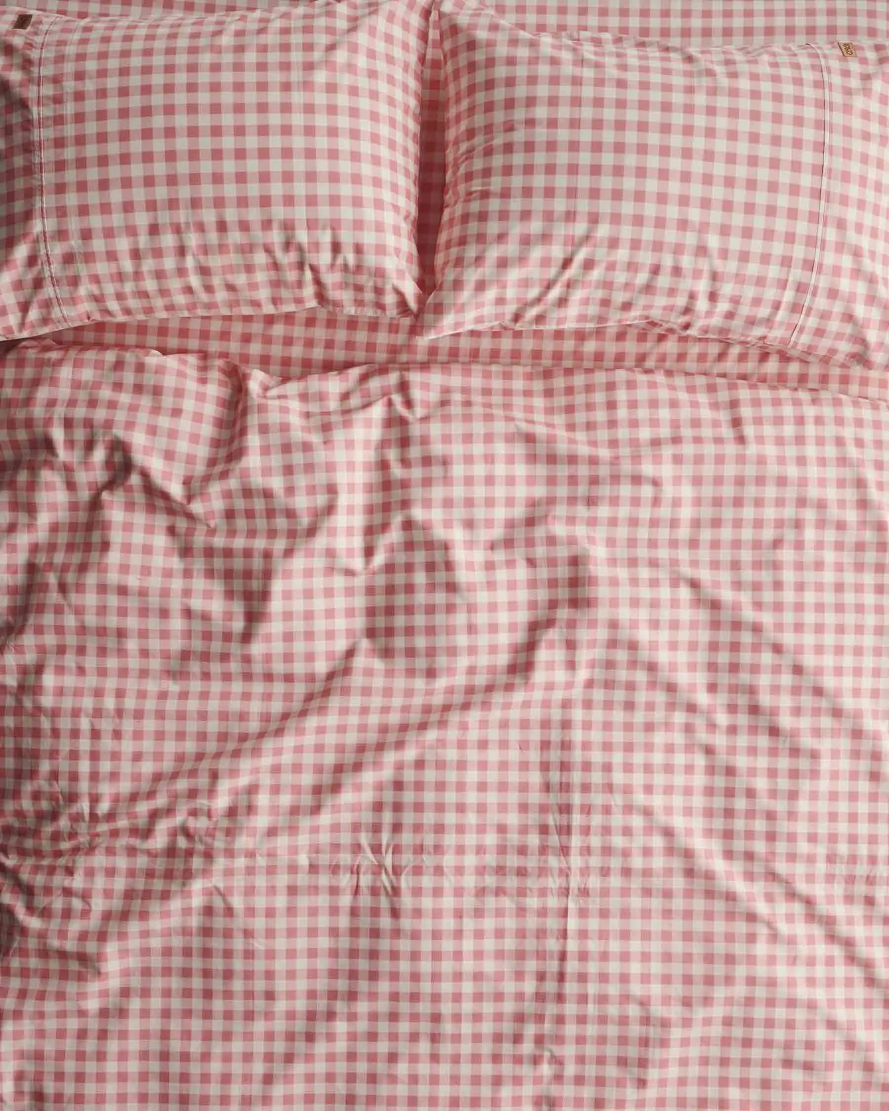 Gingham Candy Organic Cotton Quilt Cover