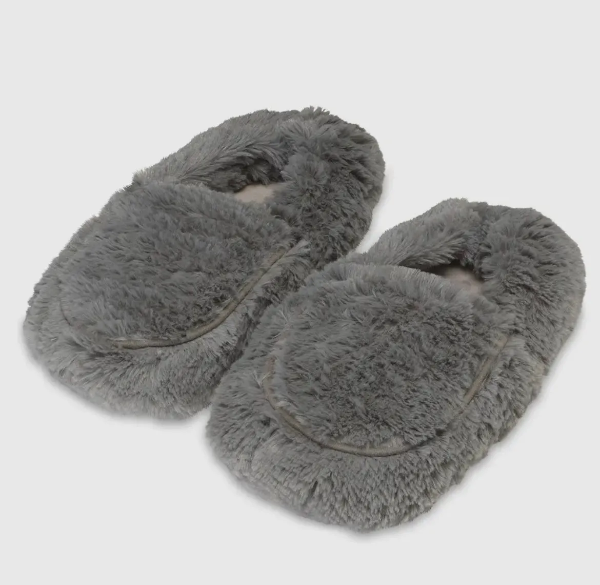Gray Warmies Slippers