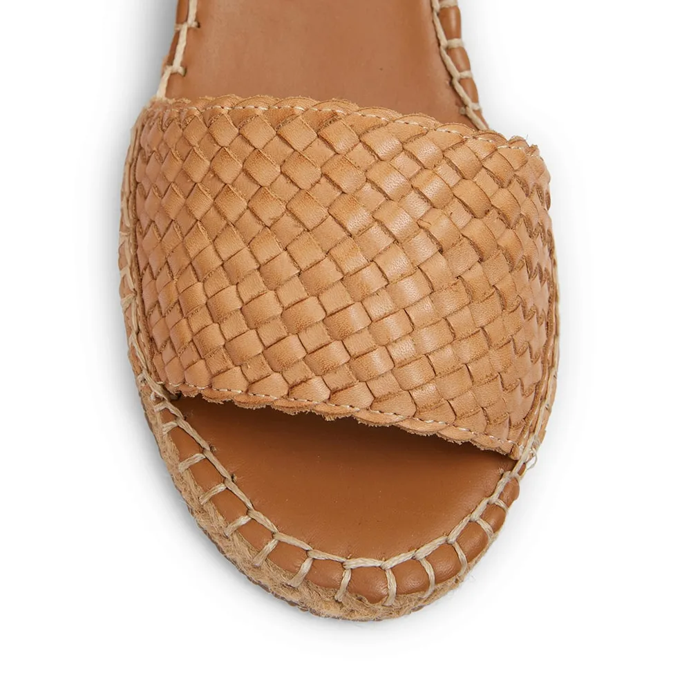 Havanna Espadrille in Natural Weave Leather