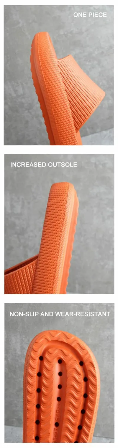 Home Slippers Thick Platform Anti-Slip Slides Sandals for Men & Women