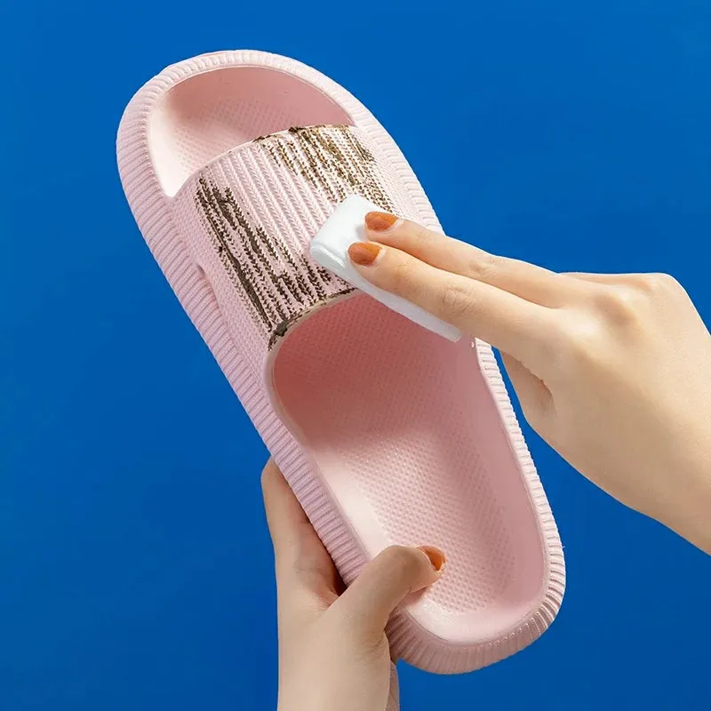 Home Slippers Thick Platform Anti-Slip Slides Sandals for Men & Women