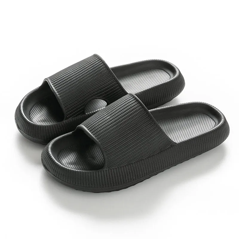Home Slippers Thick Platform Anti-Slip Slides Sandals for Men & Women