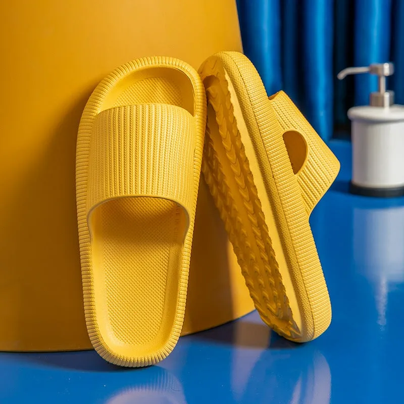 Home Slippers Thick Platform Anti-Slip Slides Sandals for Men & Women