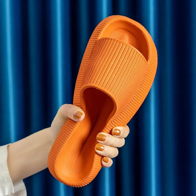 Home Slippers Thick Platform Anti-Slip Slides Sandals for Men & Women