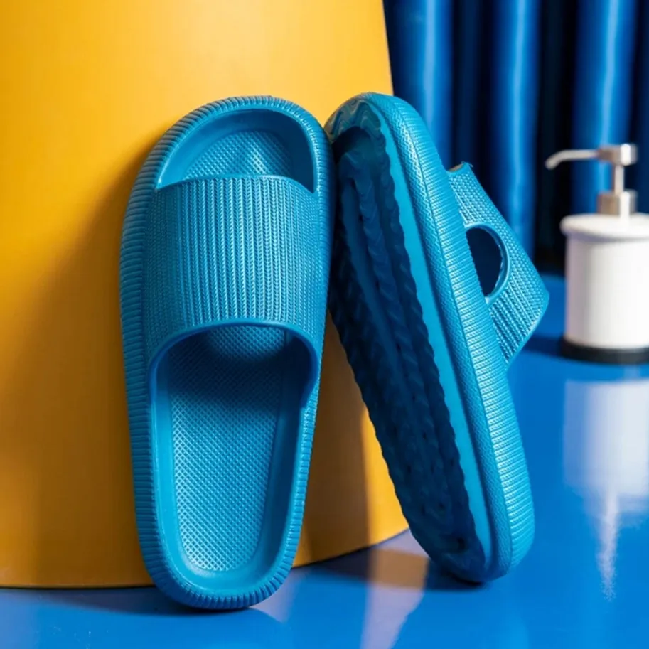 Home Slippers Thick Platform Anti-Slip Slides Sandals for Men & Women