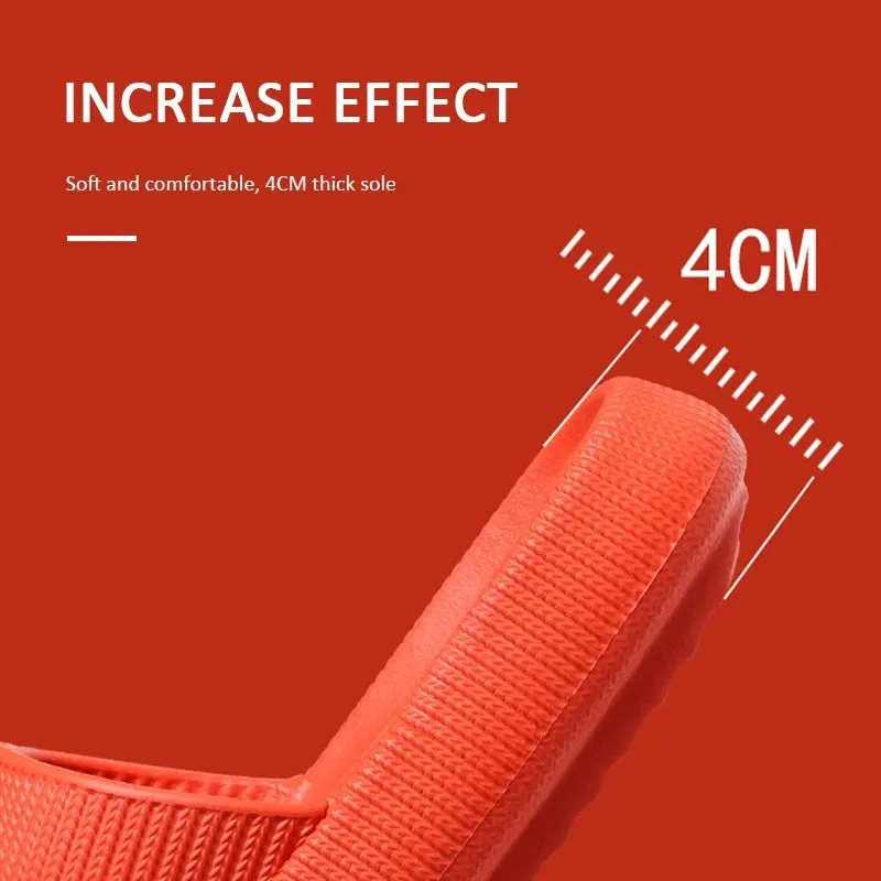 Home Slippers Thick Platform Anti-Slip Slides Sandals for Men & Women
