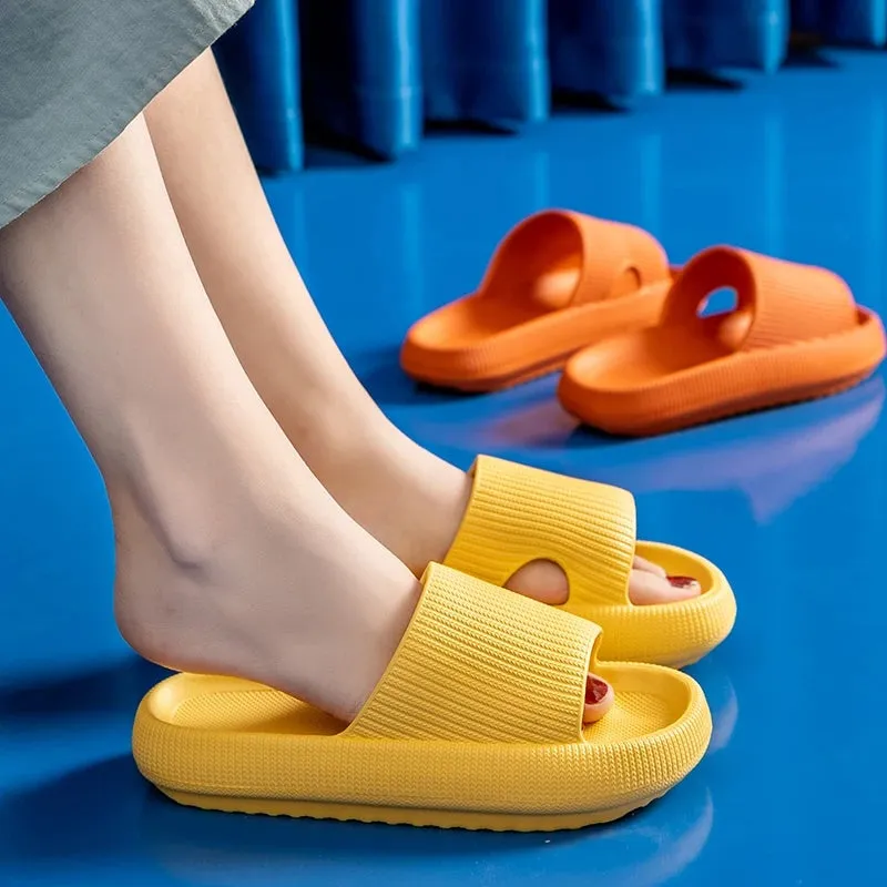 Home Slippers Thick Platform Anti-Slip Slides Sandals for Men & Women