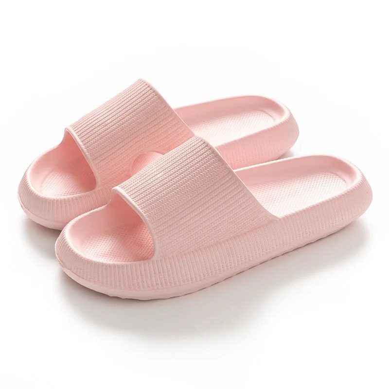 Home Slippers Thick Platform Anti-Slip Slides Sandals for Men & Women
