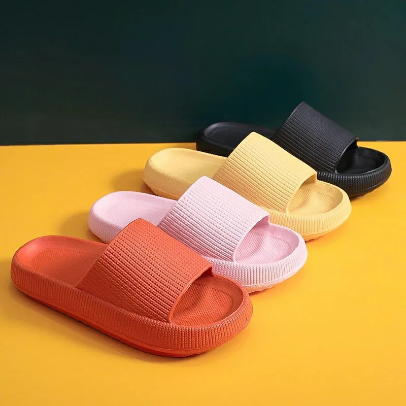 Home Slippers Thick Platform Anti-Slip Slides Sandals for Men & Women