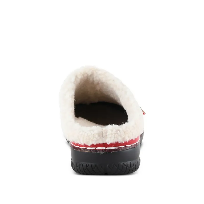L'Artiste by Spring Step Yalla Slippers in Red Multi - Women's