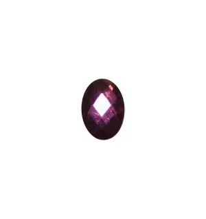 Magnetic Rhinestone Ellipsoid Dark Purple
