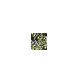 Magnetic Rhinestone Round Yellow Large 100 pcs