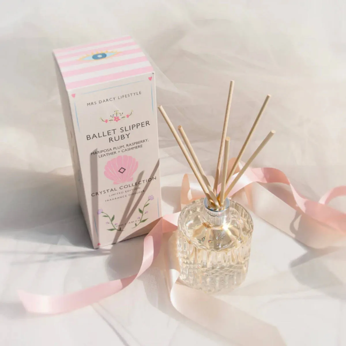 Mrs Darcy Ballet Slipper Ruby Diffuser 320ml