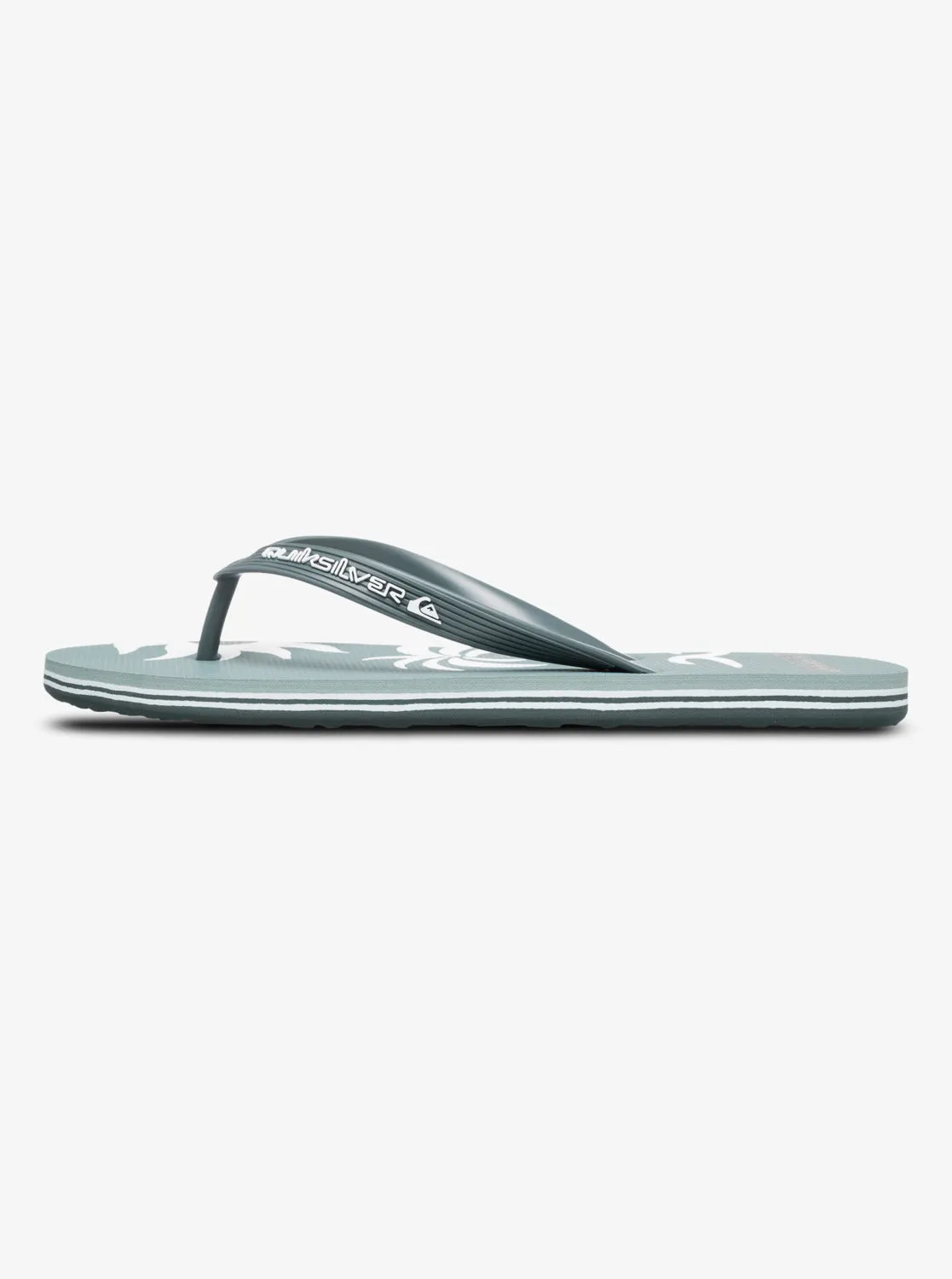 Quiksilver Men's Molokai Screen Flip Flops Sage AQYL101427-LTG