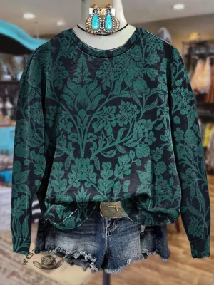 Retro Patterns Pattern Prints Sweatshirts