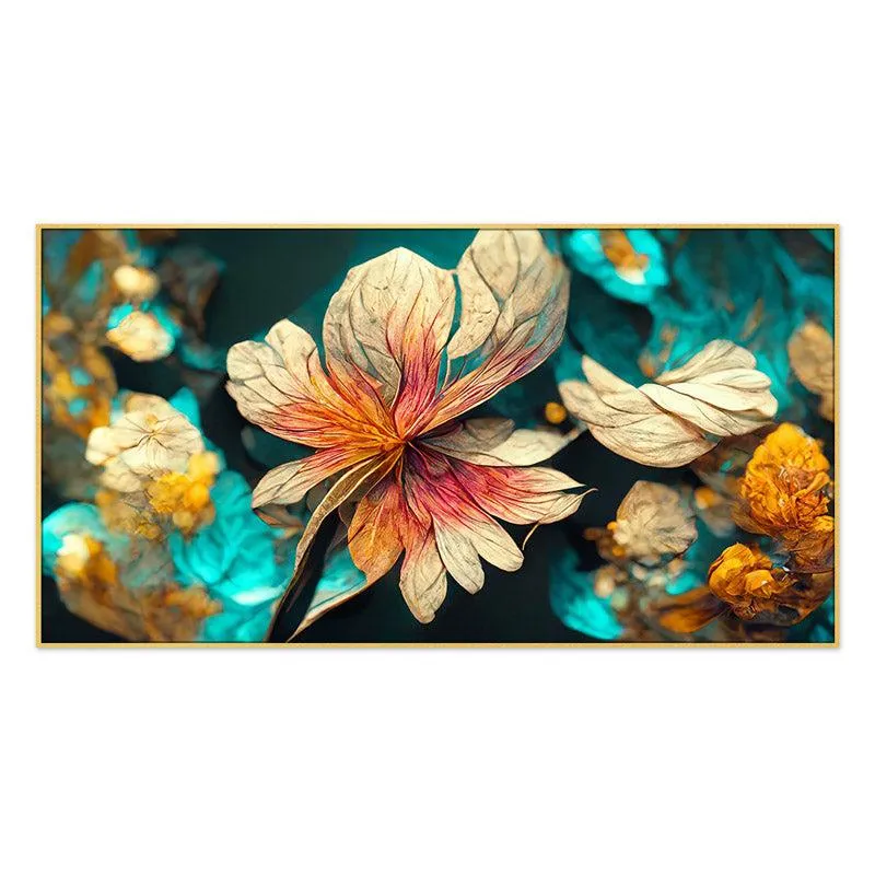 Riam Floral Wall Painting With Frame