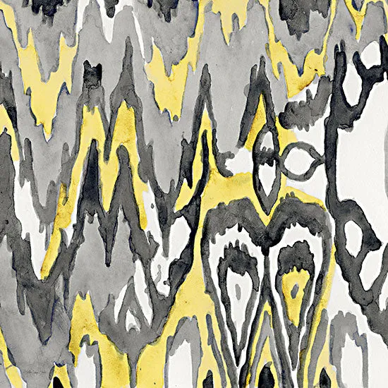 SDS845 - Yellow-Gray Ikat 1 - 12x12