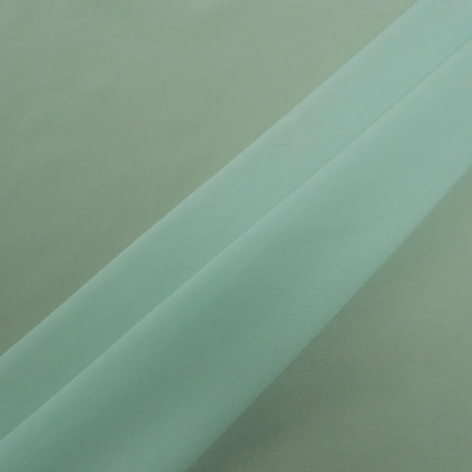 Silk Georgette Chiffon Fabric 54" Mint Solid 10mm 100% Silk