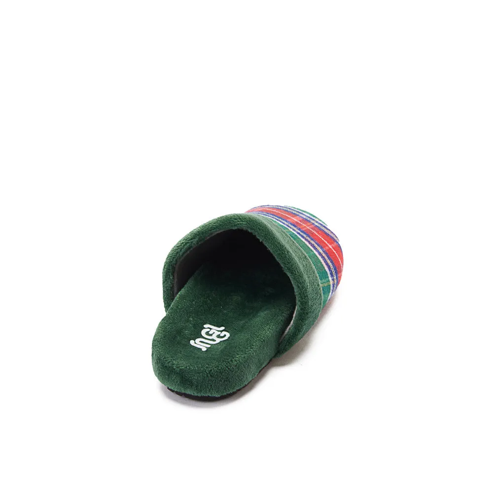 Snuggs Clogs Green checkered