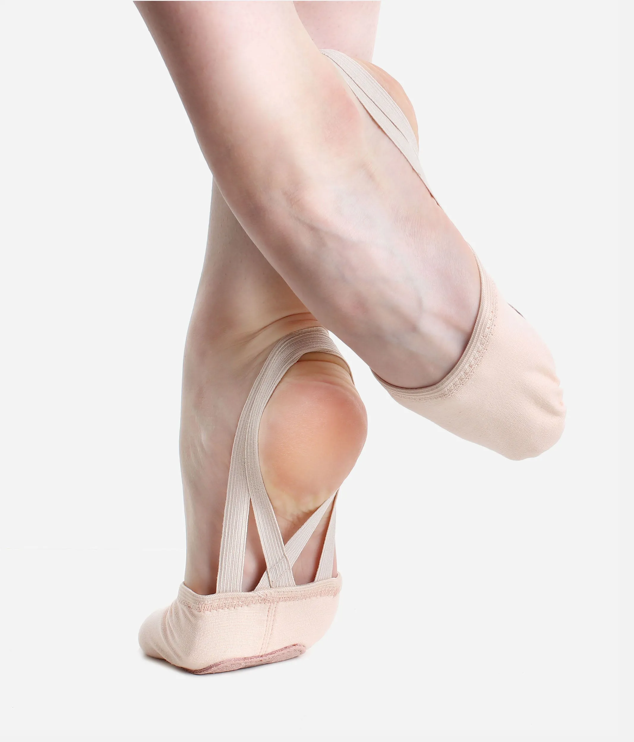 Stretch Canvas Half Sole Shoe, Malibu - BA41