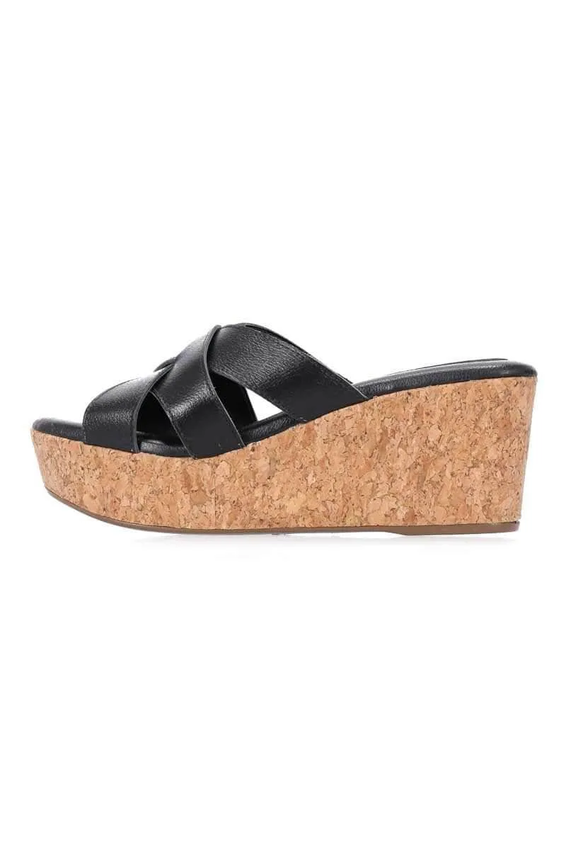 Tate Wedge Black