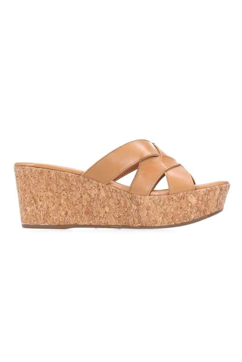 Tate Wedge Tan
